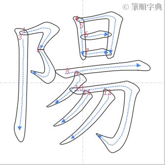 陽 筆畫